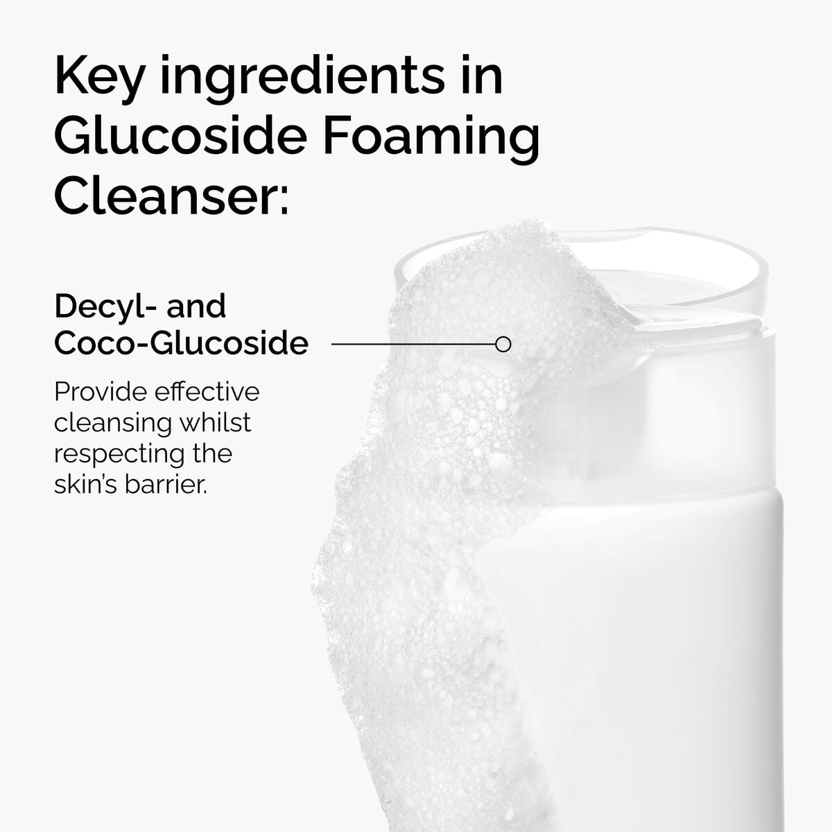 Glucoside Foaming Cleanser Gentle Cleansing Care E3
