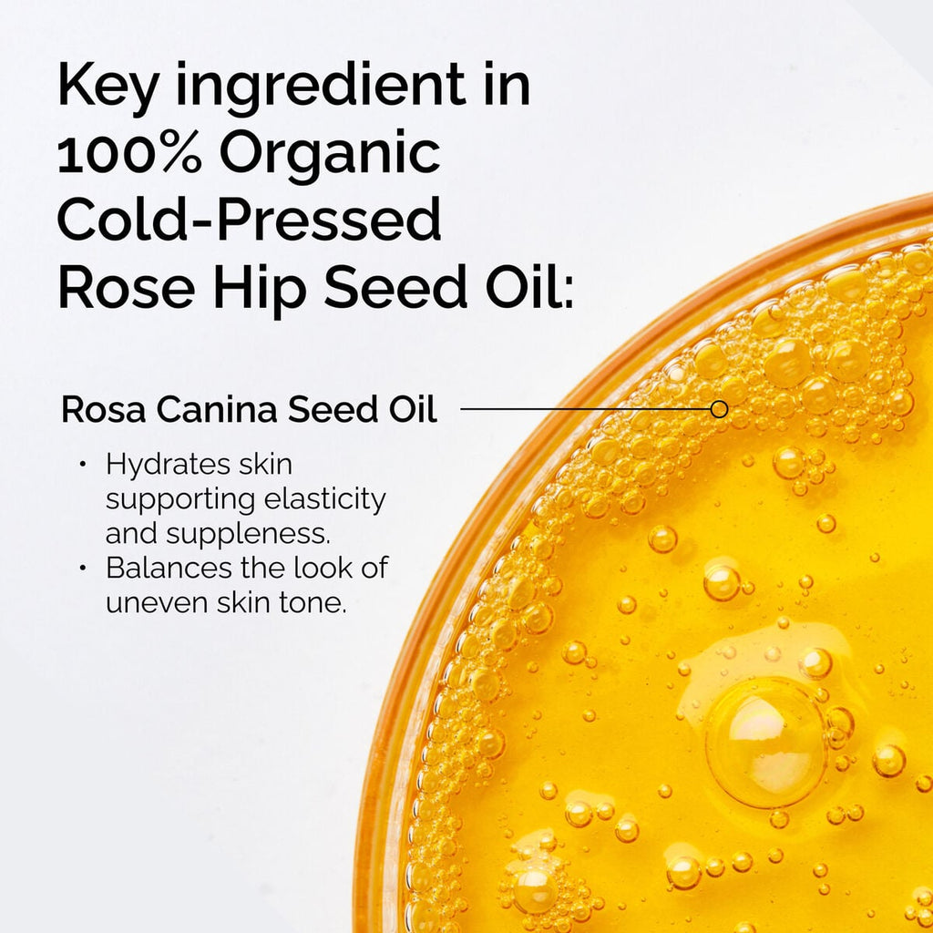 Organic Cold-Pressed Rose Hip Seed Oil Nourishing Face Oil Y6