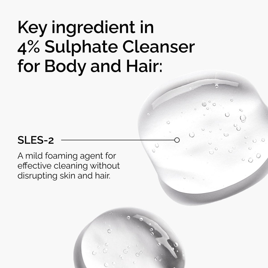 Sulphate Cleanser for Body and Hair Gentle Cleansing Care H1