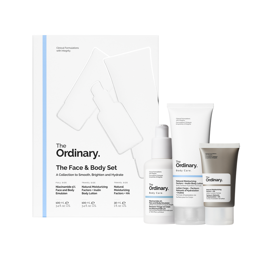 The Face & Body Set Curated Care Set