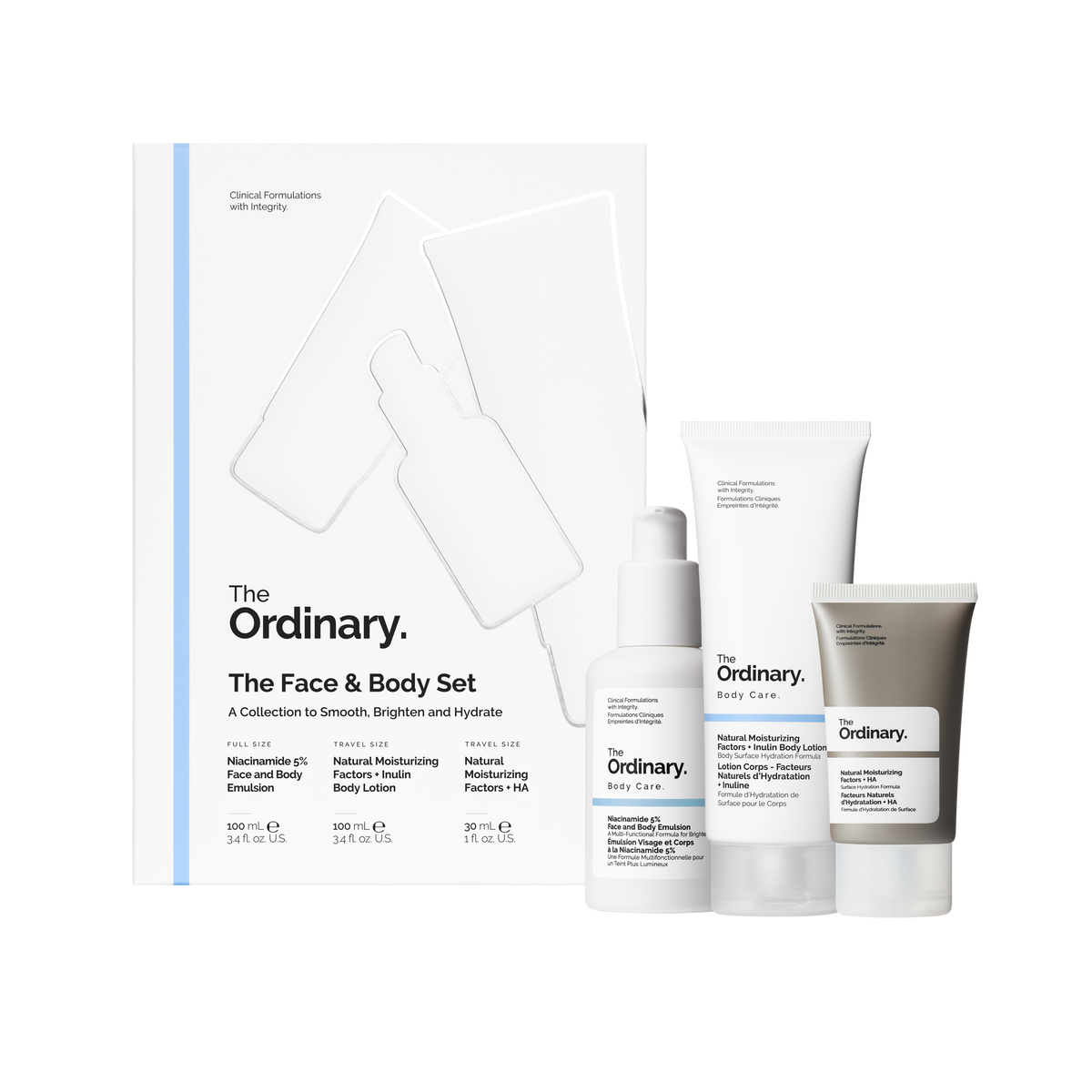 The Face & Body Set Curated Care Set