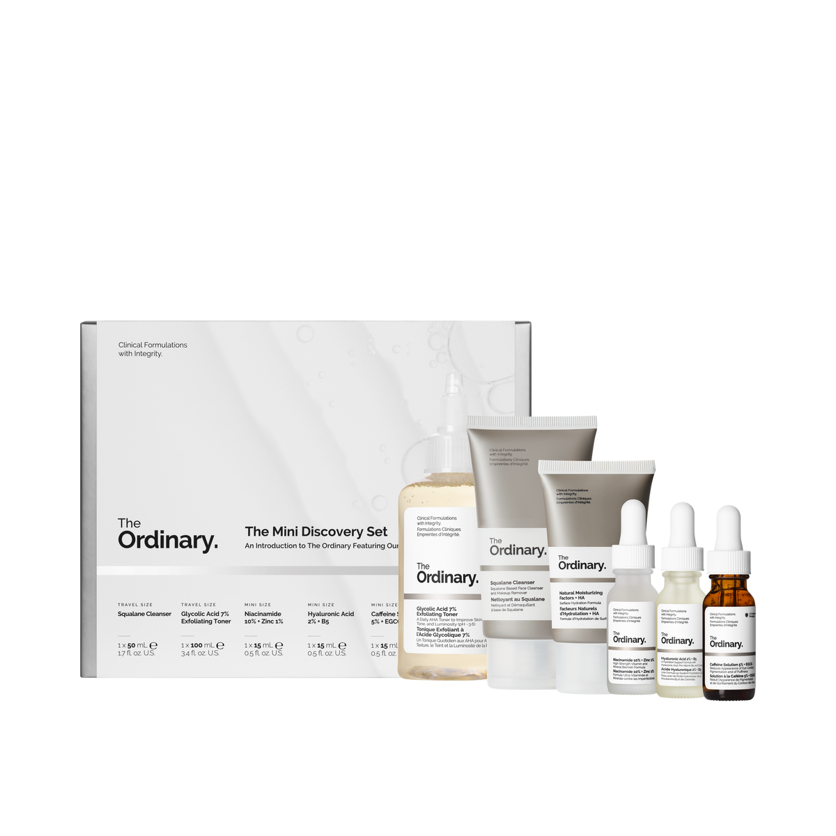 The Mini Discovery Set Curated Care Set